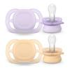Philips Avent Sut Ultra Start 0-2 m - lilla, gul - 2 stk.