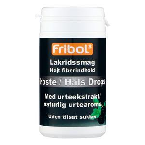 Fribol hoste/hals drops m. lakrids - 60 g.