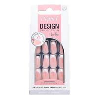 Depend Design Selection French White Chrome Short Coffin - 1 stk.