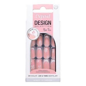 Depend Cosmetic Design Selection French Flower Blossom Short Coffin - 1 stk.