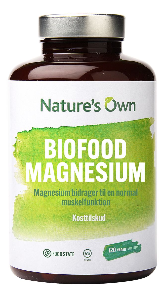 Natures Own Magnesium Biofood - 120 tabl.