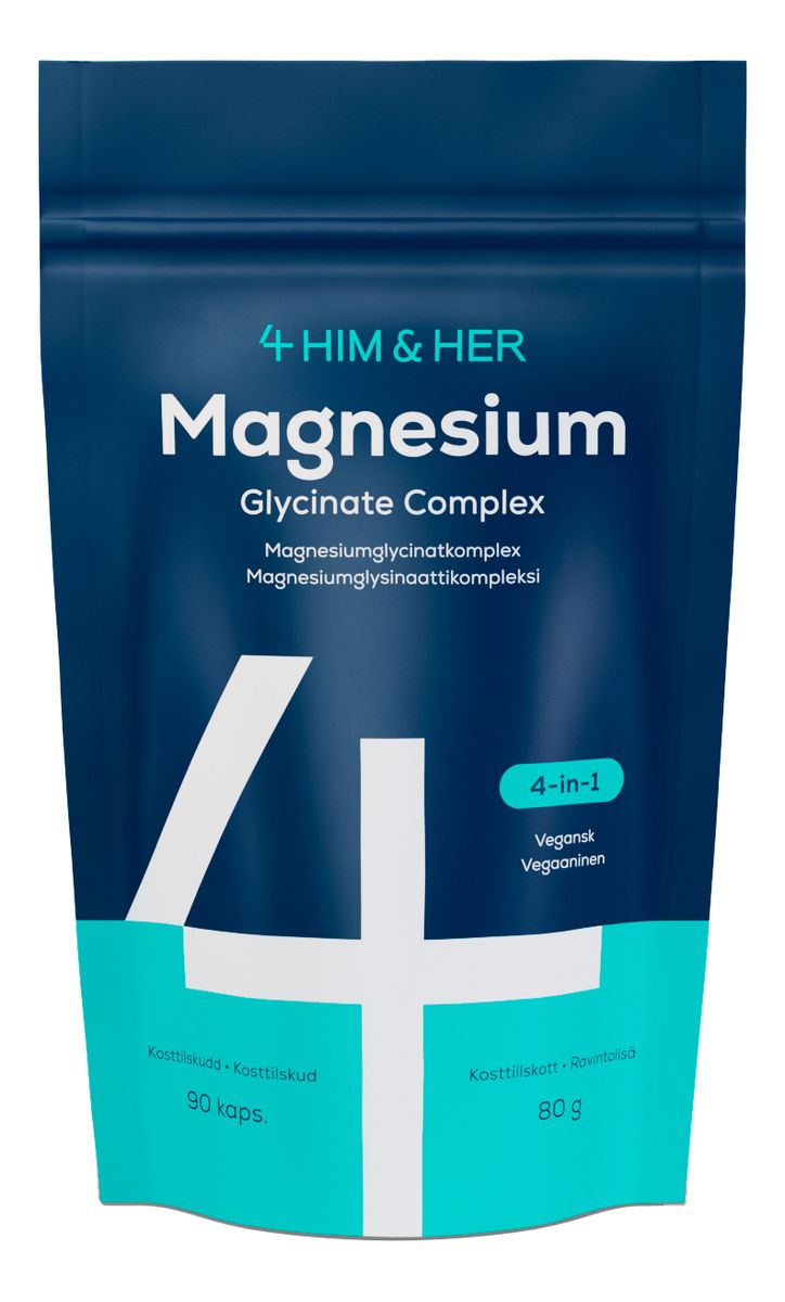 4HIM & HER Magnesium Glycinate Complex 4-in-1 - 90 kaps.