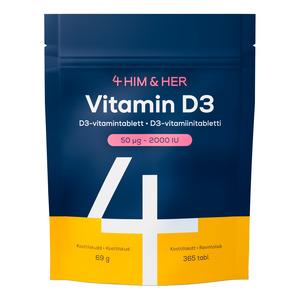 4HIM & HER Vitamin D3 - 365 kaps.