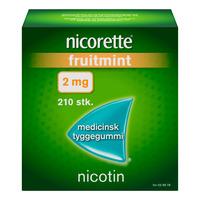Nicorette Tyggegummi (Fruitmint), 2 mg - 210 stk