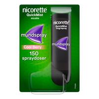 Nicorette Quickmist mundspray Cool Berry - 150 doser