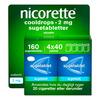 Nicorette Sugetabletter Cooldrops 2 mg - 160 sugetabl.