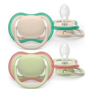 Philips Avent Sut Ultra Air 6-18 m - hvid, grøn - 2 stk.