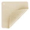 Hevea Bath Mat Wave Square - Sand - 1 stk.