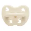 Hevea Orthodontic Teat Newborn 0+ Months - Oat & Milky White - 2 stk.
