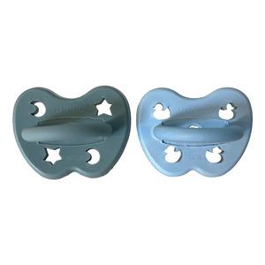 Hevea Orthodontic Teat 3-36 months - Nordic Haze - 2 stk.