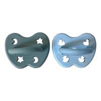 Hevea Orthodontic Teat 3-36 months - Nordic Haze - 2 stk.