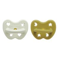 Hevea Round Teat 3-36 Months - Archipelago coziness - 2 stk.