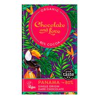 Chocolate and Love Chokolade Panama 80% Ø - 80 g.
