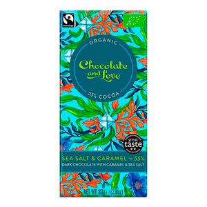 Chocolate and love Sea Salt 55% Ø - 80 g