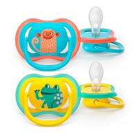 Philips Avent Sut Ultra Air 18 m+ - turkis, gul - 2 stk.