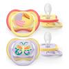 Philips Avent Sut Ultra Air 0-6 m - gul, lilla - 2 stk.