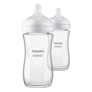 Philips Avent Natural Response Glassutteflaske 3-6 m - 2 stk.