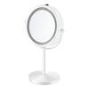 Gillian Jones Bordspejl m. LED lys & X10 forstørrelse - Hvid - 1 stk.