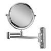 Gillian Jones Dobbeltsidet Vægspejl m. X10 forstørrelse - Chrom - 1 stk.