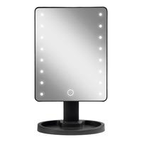 Gillian Jones Hollywoodspejl m. Touch, LED lys og USB-C - Sort - 1 stk.