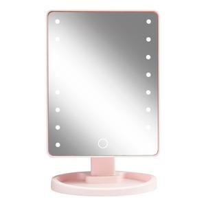 Gillian Jones Hollywoodspejl m. Touch, LED lys og USB-C - Rosa - 1 stk.
