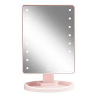 Gillian Jones Hollywoodspejl m. Touch, LED lys og USB-C - Rosa - 1 stk.
