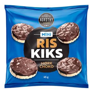 Nordthy Mini Riskiks - Mørk Chokolade - 45g