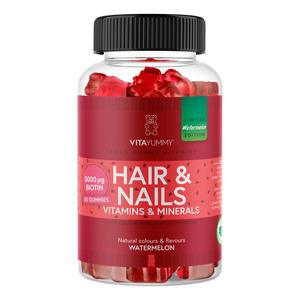 VitaYummy Hair & Nails Watermelon - 60 stk.
