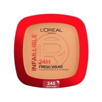 L'Oréal Paris Infaillible 24h Fresh Wear Powder Foundation - 245 WARM/DORÉ