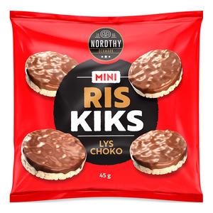 Nordthy Mini Riskiks - Lys Chokolade - 45g