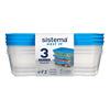 Sistema Meal Prep 1,5 L - 3 stk.