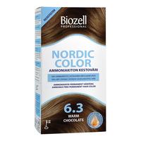 Biozell Professional Nordic Color Warm Chocolate 6.3 - 2 x 60  ml.
