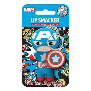 Lip Smacker Captain America Lip Balm - Red, White, Blueberry - 4 g.