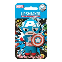 Lip Smacker Captain America Lip Balm - Red, White, Blueberry - 4 g.
