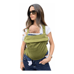 Bizzi Growin Velvet Bæresele - Cedar Green - 1 stk.