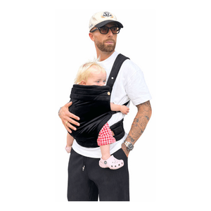 Bizzi Growin Velvet Bæresele - Onyx Black - 1 stk.