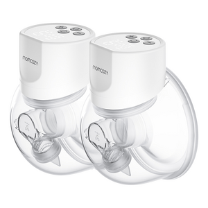 Momcozy S12 Pro Dobbelt Bærbar Brystpumpe - Hvid - 1 stk.