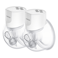 Momcozy S12 Pro Dobbelt Bærbar Brystpumpe - Hvid - 1 stk.
