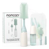 Momcozy Flaskebørste Kit - Push-Press Design - Grøn - 1 stk.