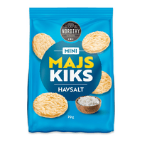 Nordthy Mini Majskiks Havsalt  - 70 g.