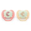 Philips Avent Pacifier ultra soft Nighttime - rød og orange - 2 stk.