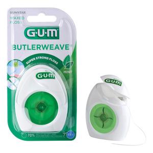 Gum Butlerweave Floss Mint m. voks - 55 m. - Med24