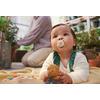 Philips Avent Pacifier ultra soft Nighttime - orange og blå - 2 stk.