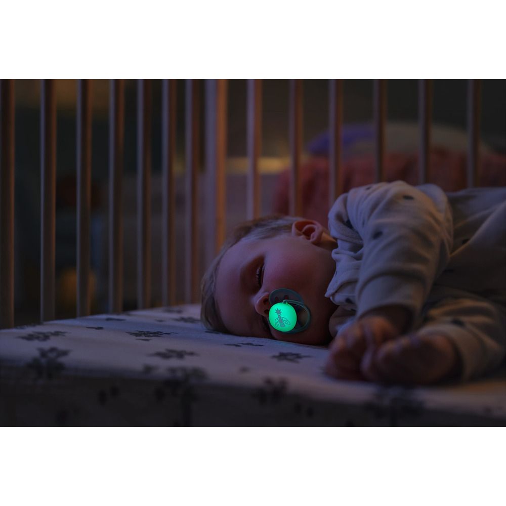 Køb Philips Avent Pacifier ultra soft Nighttime - 2 stk. hos Med24.dk