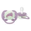 Philips Avent Pacifier ultra soft Nighttime - orange, blå, lilla og grøn - 4 stk.