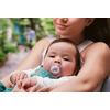 Philips Avent Pacifier ultra soft Nighttime - orange, blå, lilla og grøn - 4 stk.