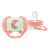 Philips Avent Pacifier ultra soft Nighttime - turkis, grøn, rød og gul - 4 stk.