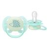 Philips Avent Pacifier ultra soft dag og nat - turkis, grøn, rød og gul - 4 stk.