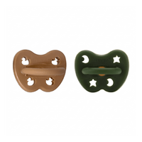 Hevea Orthodontic Teat 3-36 months - Forest Shadows - 2 stk.