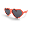 Filibabba Børnesolbriller Genbrugsplastik 1-3 år Hjerte - Warm Red  - 1 stk.